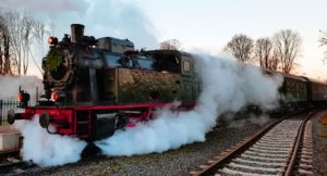 Steam Locomotive Smoke Railway