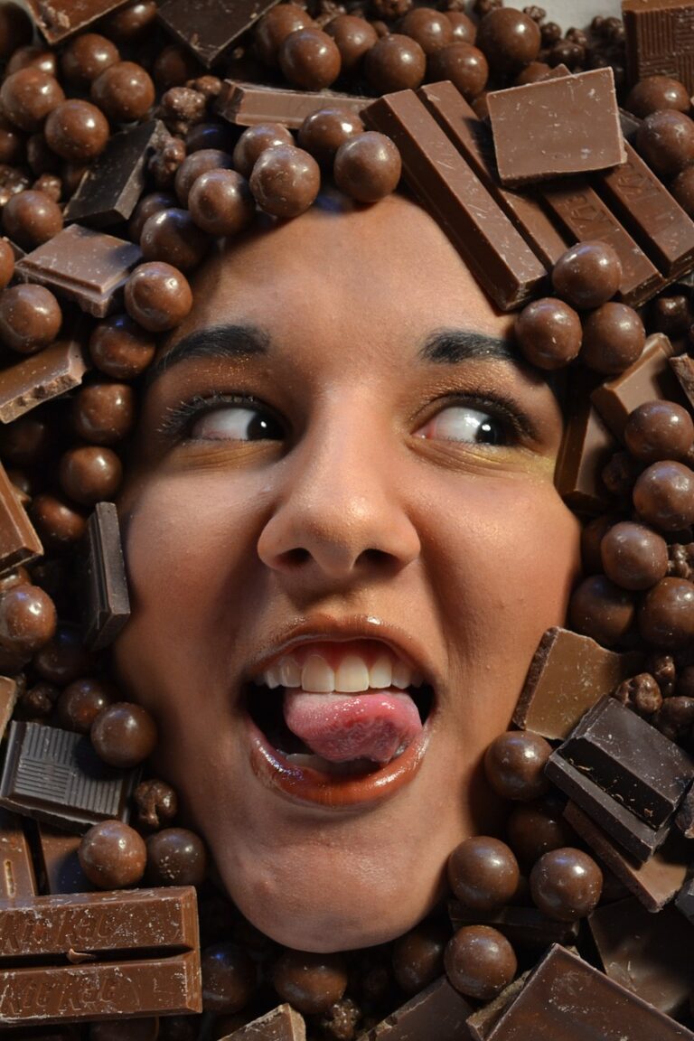 Chocolate Girl Portrait Fun Female  - noirlily / Pixabay